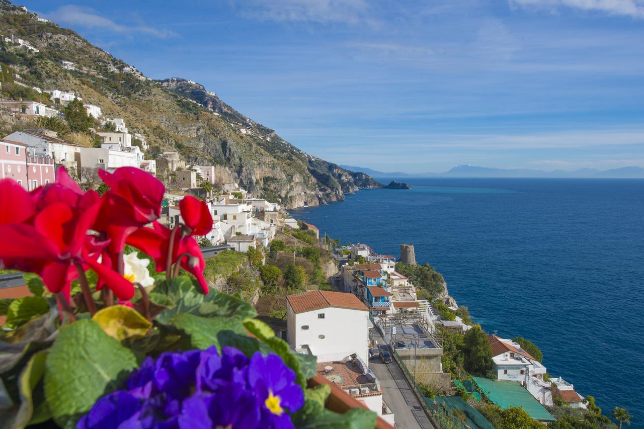 Casa I Girasoli Praiano Bagian luar foto